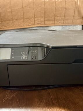 HP Black All-in-One Inkjet Printer with Control Panel